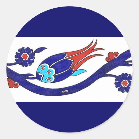 turkse tulp sticker (Voorkant)