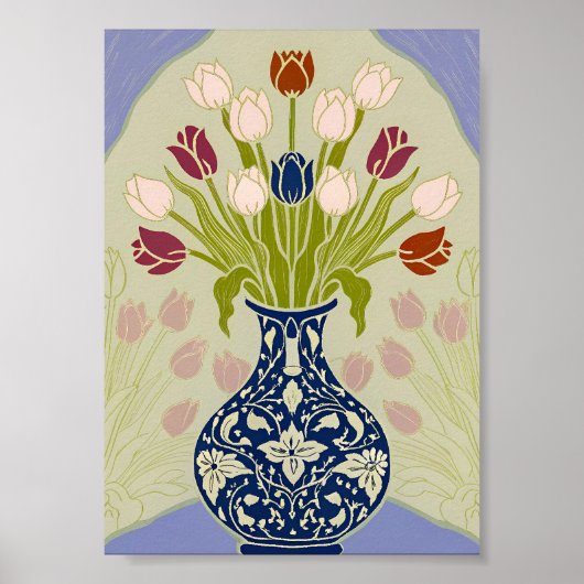 Turkse Tulp Stilleven Kunstprint Poster (Voorkant)