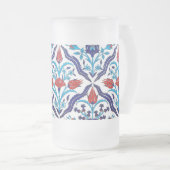 Turkse tulpen Mok van geglazuurd glas (Voorkant rechts)