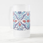 Turkse tulpen Mok van geglazuurd glas (Voorkant links)