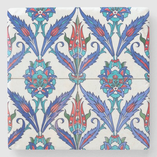 turkse tulpen Stone Onderzetter (Voorkant)