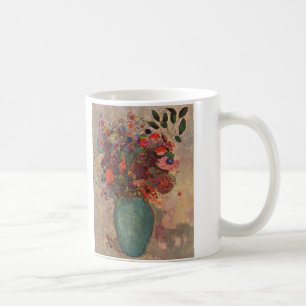 Turkse vaas door Odilon Redon, Vintage bloemen kun Koffiemok