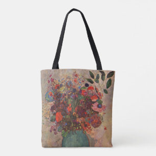 Turkse Vaas door Odilon Redon, Vintage Bloemen Kun Tote Bag