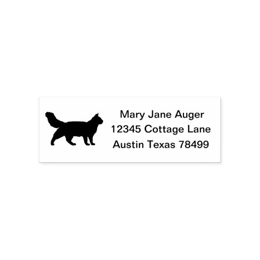 Turkse Van Cat Zelf Inking Rubber Stamp Zelfinktende Stempel (Design)