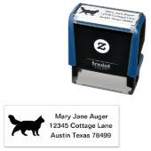 Turkse Van Cat Zelf Inking Rubber Stamp Zelfinktende Stempel (In situ)