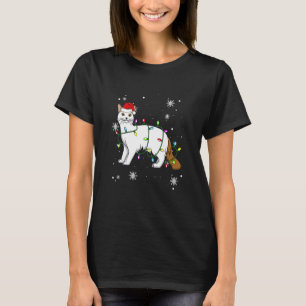 Turkse Van Kat Kerstverlichting Kerstkat San T-shirt
