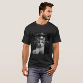 Turkse Van Kat Selfie met UFO T-shirt (Voorkant volledig)