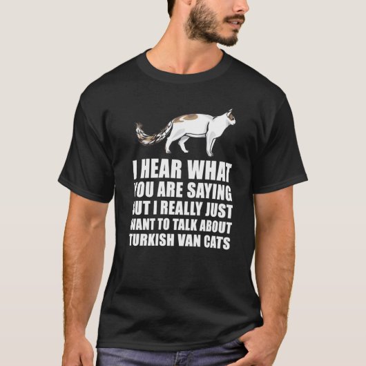 Turkse Van Kat T-shirt (Voorkant)