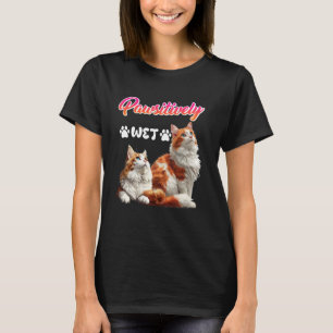 Turkse Van Zwemmende Kat OVERDUDELUK NAT Turkse V T-shirt