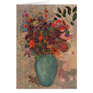 Turkse Vase door Odilon Redon,  bloemen Kunst