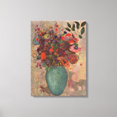 Turkse Vase door Odilon Redon,  bloemen Kunst Canvas Afdruk (Voorkant)