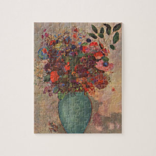 Turkse Vase door Odilon Redon,  bloemen Kunst Legpuzzel
