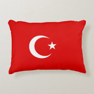 Turkse vlag accent kussen