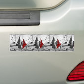 Turkse vlag - Al Sancak Bumpersticker (Op auto)
