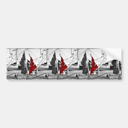 Turkse vlag - Al Sancak Bumpersticker (Voorkant)