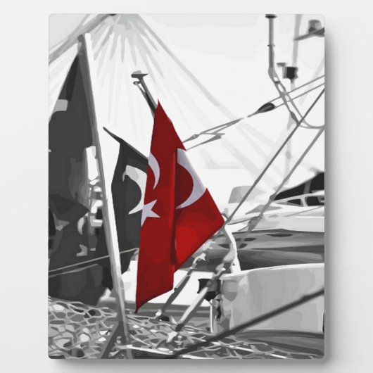 Turkse vlag - Al Sancak Fotoplaat (Voorkant)
