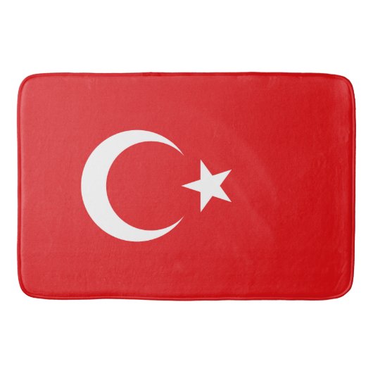 Turkse vlag badmat (Voorkant)