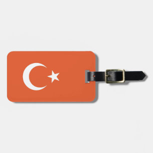 Turkse vlag bagagelabel