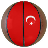Turkse vlag basketbal (Verticaal)