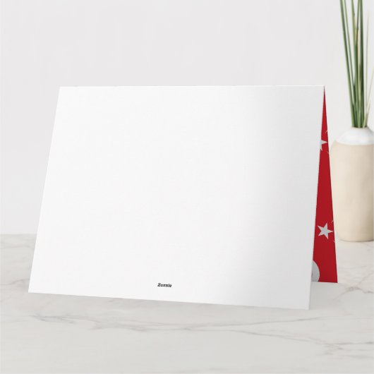 Turkse vlag bedankkaart (Achterkant)