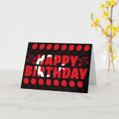 Turkse vlag Birthday Patriotic Kaart (Gele Bloem)