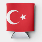 Turkse vlag blikjeskoeler (Voorkant)