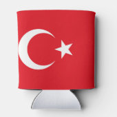 Turkse vlag blikjeskoeler (Achterkant)