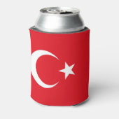 Turkse vlag blikjeskoeler (Blikje Achterkant)
