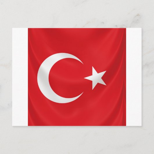turkse vlag briefkaart (Voorkant)