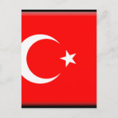 Turkse vlag briefkaart (Voorkant)