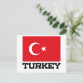 Turkse vlag briefkaart (Staand voorkant)