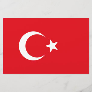Turkse vlag briefpapier