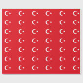 Turkse vlag cadeaupapier (Vlak)