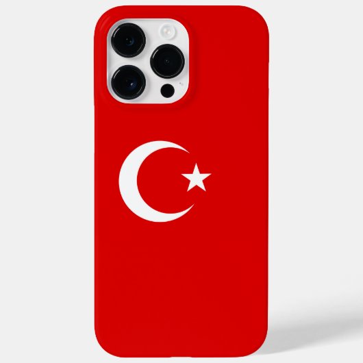 Turkse vlag Case-Mate iPhone case (Achterkant)