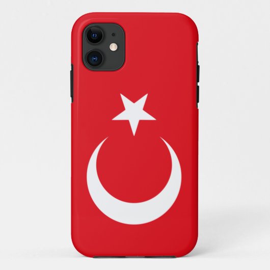 turkse vlag Case-Mate iPhone case (Achterkant)