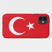 turkse vlag Case-Mate iPhone case (Achterkant (horizontaal))