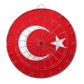 Turkse vlag dartbord (Voorkant)