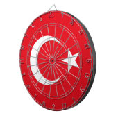 Turkse vlag dartbord (Voorkant Rechts)