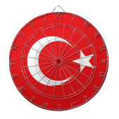 Turkse vlag dartbord (Voorkant)