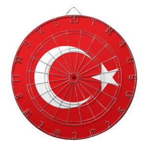 Turkse vlag dartbord