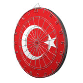 Turkse vlag dartbord (Voorkant Rechts)