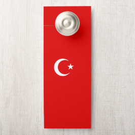 Turkse vlag deurhanger