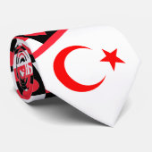 Turkse vlag en embleem van Turkije Nationale Pride Stropdas (Opgerold)