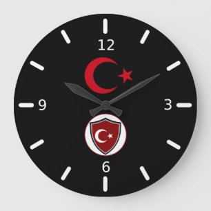 Turkse vlag en Emblem Grote Klok