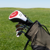 Turkse vlag en monogrammed Golf Clubs Hoesjes Golfheadcover (Insitu)