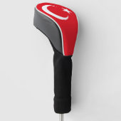 Turkse vlag golfheadcover (Schuin)