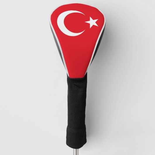 Turkse vlag golfheadcover (Voorkant)