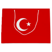 Turkse vlag groot cadeauzakje (Voorkant)