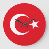 Turkse vlag grote klok (Voorkant)
