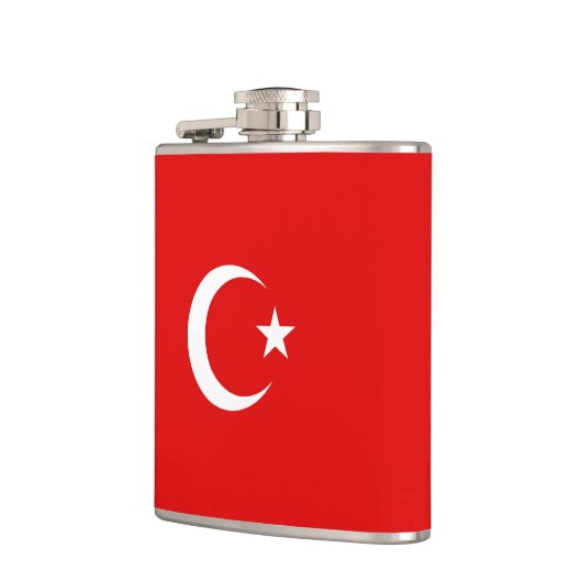 Turkse vlag heupfles (Links)